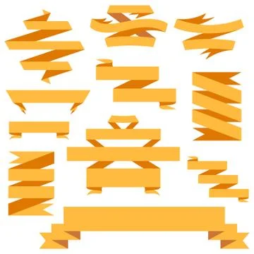 Banner Set Stock Illustration