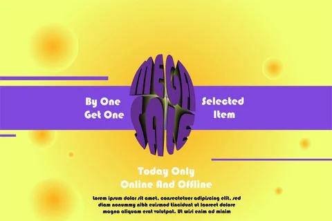 Banner Simple Stock Illustration