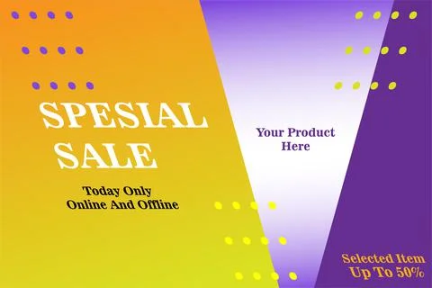 Banner Simple Stock Illustration