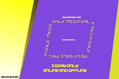 Banner Simple Stock Illustration