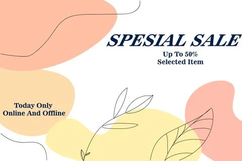 Banner Simple Stock Illustration