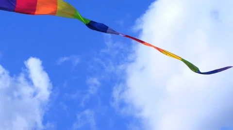 Banner Tale in the Sky HD Video stock 40713974