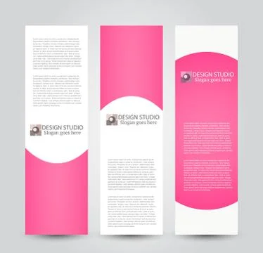 Banner template. Abstract background for design Stock Illustration
