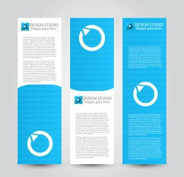 Banner template. Abstract background for design,  business Stock Illustration