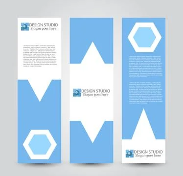 Banner template. Abstract background for design Illustrazione stock