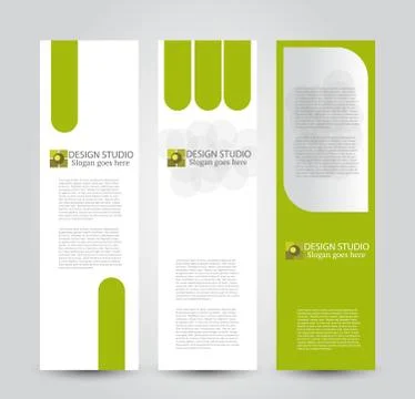 Banner template. Abstract background for design Stock Illustration