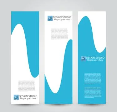 Banner template. Abstract background for design Illustrazione stock