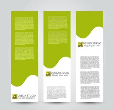 Banner template. Abstract background for design Stock Illustration