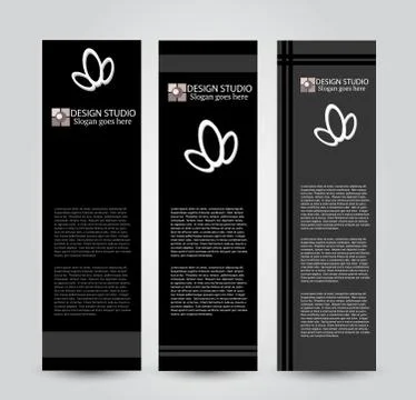 Banner template. Abstract background for design Stock Illustration