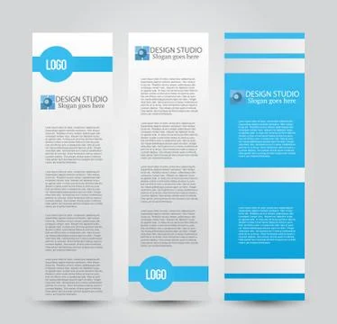 Banner template. Abstract background for design Stock Illustration