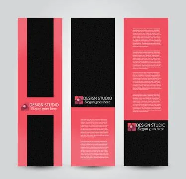 Banner template. Abstract background for design Stock Illustration
