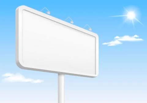 Banner template with backlight Stock Illustration