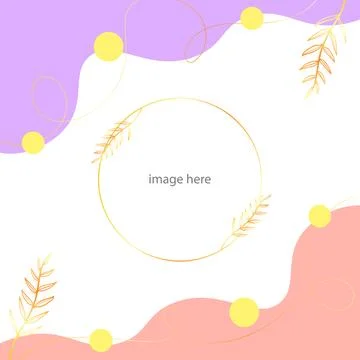 Banner template design for web and social media Stock Illustration