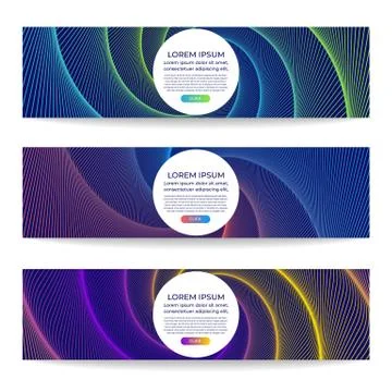 Banner template Stock Illustration