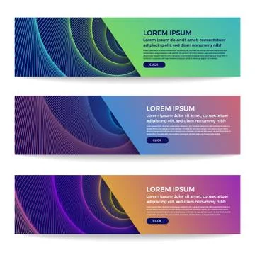 Banner template Stock Illustration