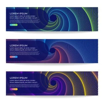 Banner template Stock Illustration