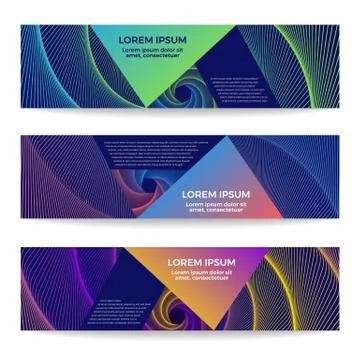 Banner template Stock Illustration