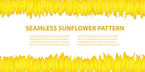 Banner template from Sunflower Stock Illustration
