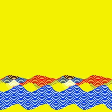 Banner template for your text. pattern dragon fish scales simple Nature backg Stock Illustration