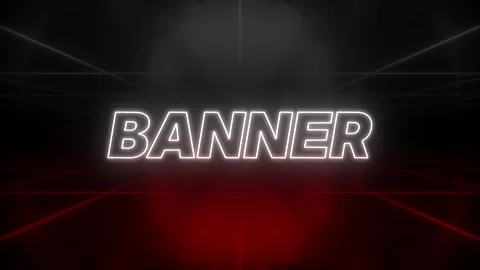 Banner Text 80s Style  Retro Aesthetic Background Stock Footage 326355741