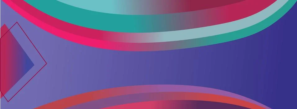 Banner Wallpaper with Combination Gradient Illustrazione stock