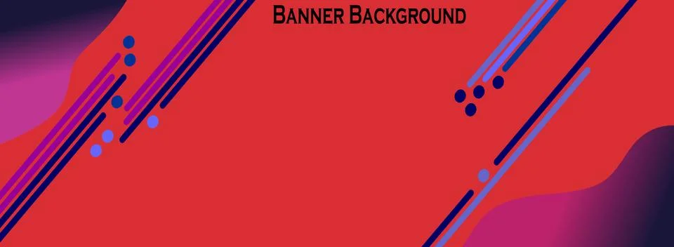 Banner Wallpaper with Combination Gradient Stock Illustration