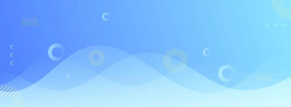 Banner wave Stock Illustration