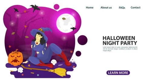 Banner for web page design and mobile applications on the theme of all saints Stock Illustration