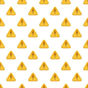 Banner with yellow scam alert pattern. Attention sign. Cyber security icon イラスト素材