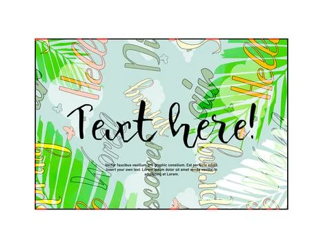A banner for your text Stock Illustration