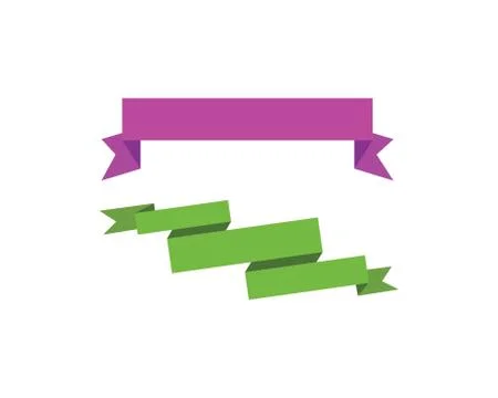 Banner,ribbon for representing label tags vector design Illustrazione stock