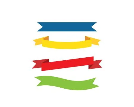 Banner,ribbon for representing label tags vector design Stock Illustration