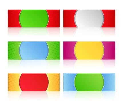 Banners Illustrazione stock