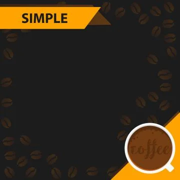 Banners manu coffee Stock Illustration