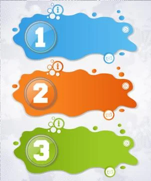 Banners - options Stock-Illustration