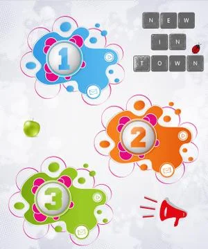 Banners - options Stock Illustration