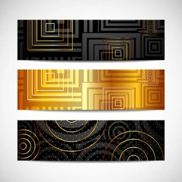 Banners set Stock Illustration