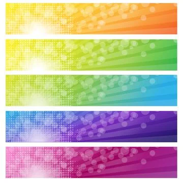 Banners Set Illustrazione stock