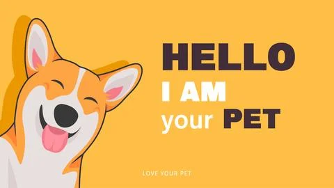 Banners Template Pet Dog Stock Illustration