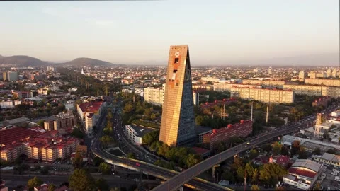 Banobras Insignia Tower 스톡 동영상 194521760