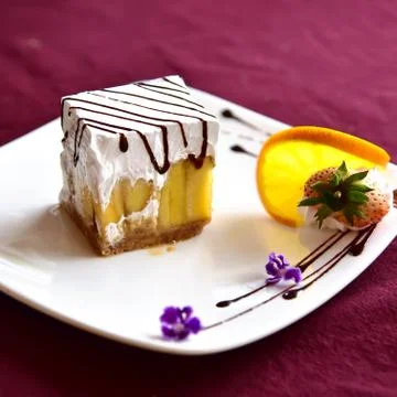 Banoffee cake Stock Photos