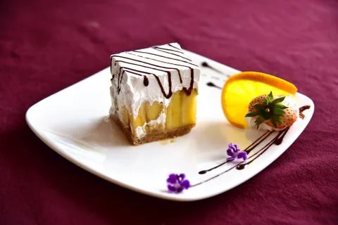 Banoffee cake Stock Photos