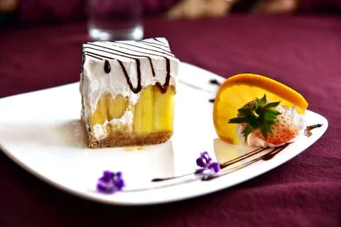 Banoffee cake Stock Photos