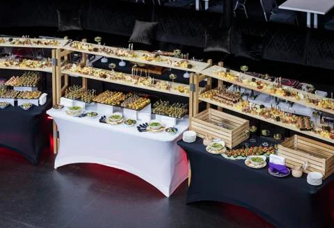 Banquet buffet Stock Photos