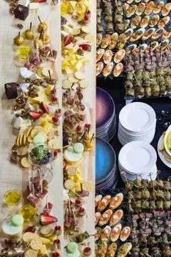 Banquet buffet Foto stock