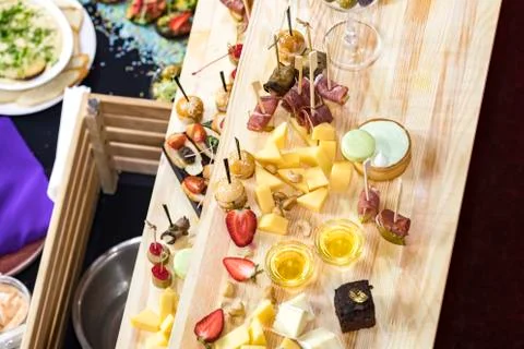 Banquet buffet Stock Photos