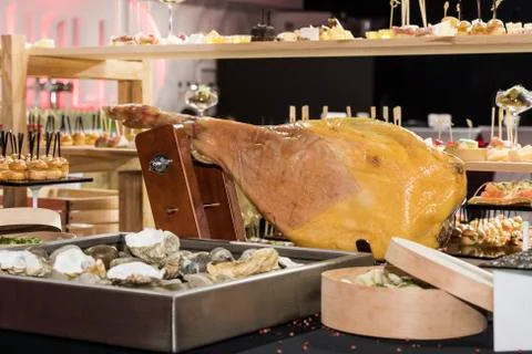 Banquet buffet Stock Photos