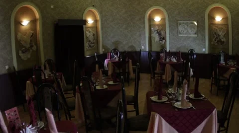 Banquet hall Video stock 46819672