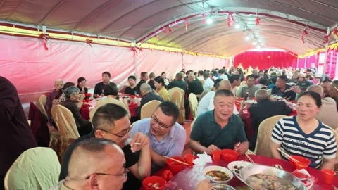 Banquet prep, China Stock-Footage 347248192