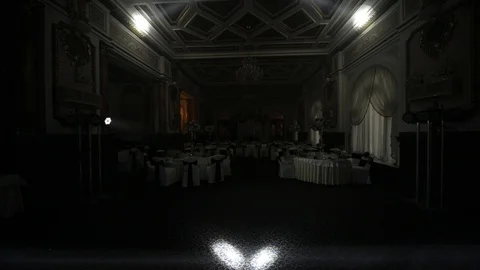  banquet room background Stock Footage 95856610